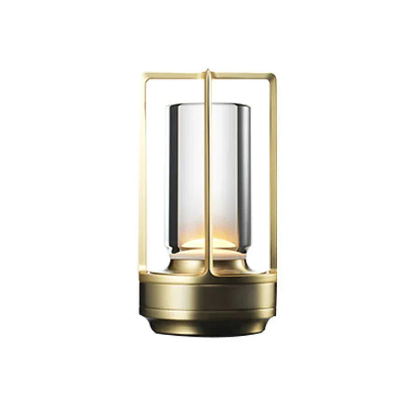 Portable Table Lamp with Rechargeable Function - Elegant Design