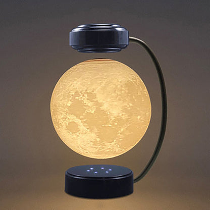Floating 3D Moon Night Light with Magnetic Levitation
