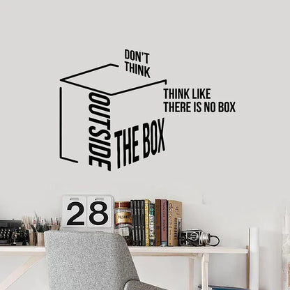 Motivational Wall Sticker for Office - Inspirational Quote Decal
