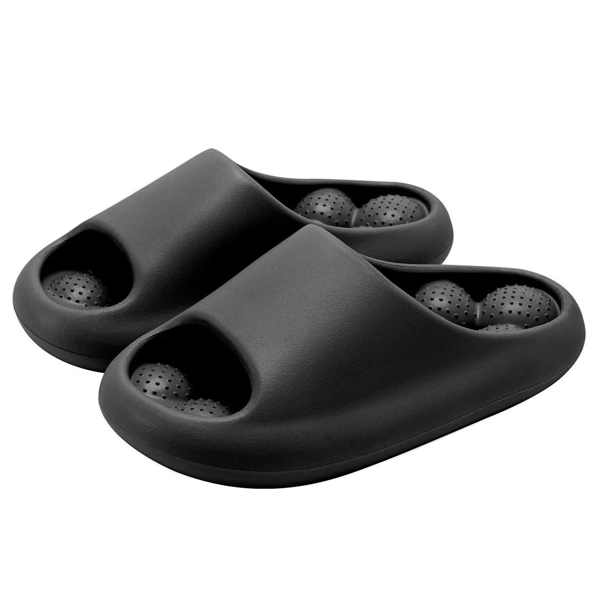 Indoor Slippers with Cushion Support and Breathable Design