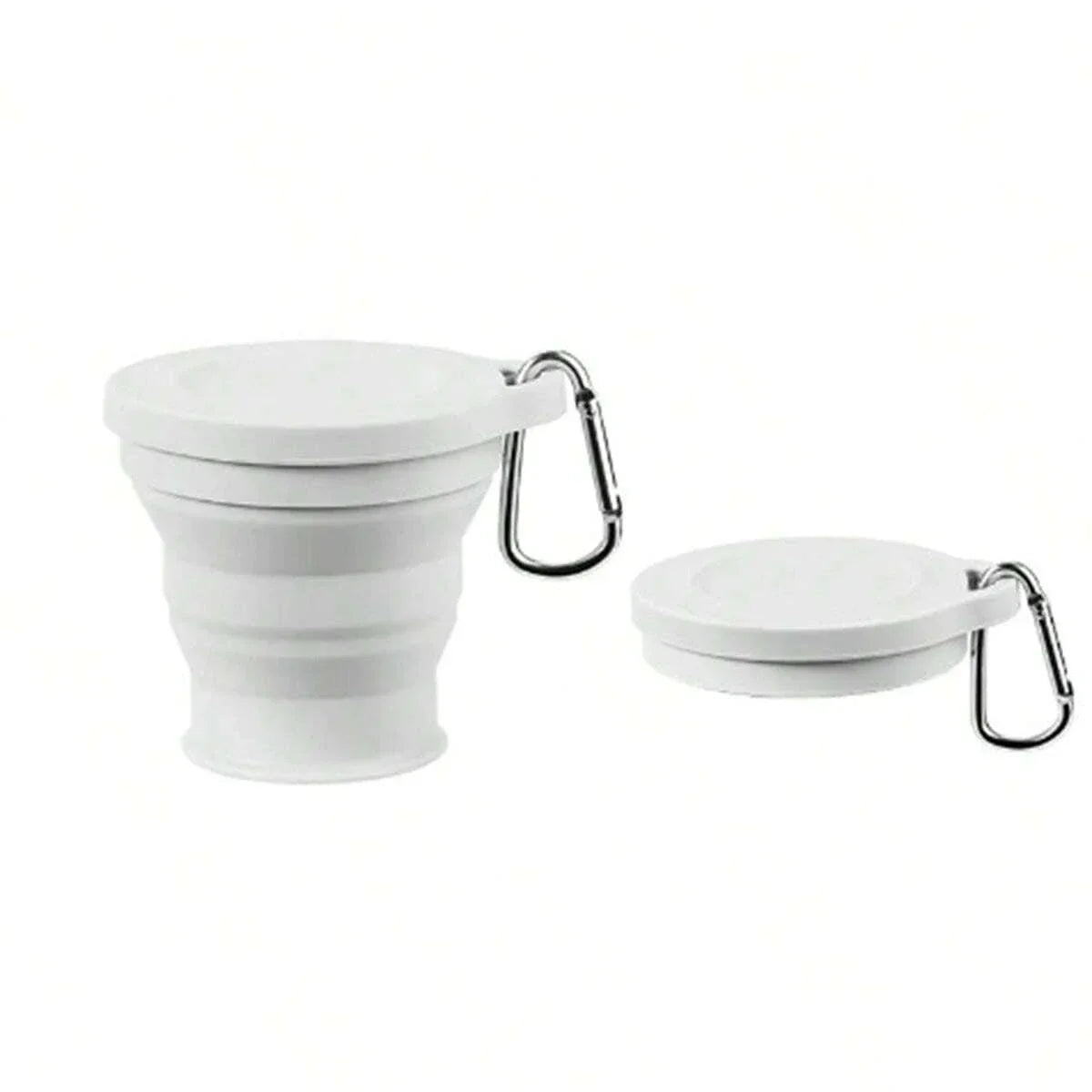 Collapsible Foldable Cup | Food-Grade Silicone | With Hanging Loop | For Outdoor Use