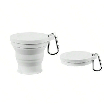 Collapsible Foldable Cup | Food-Grade Silicone | With Hanging Loop | For Outdoor Use