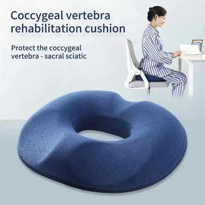 Memory Foam Seat Cushion for Tailbone & Spine Relief – Ergonomic Comfort