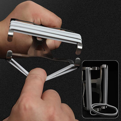 Stainless Steel Hot Plate Lifter Tool for Easy Handling