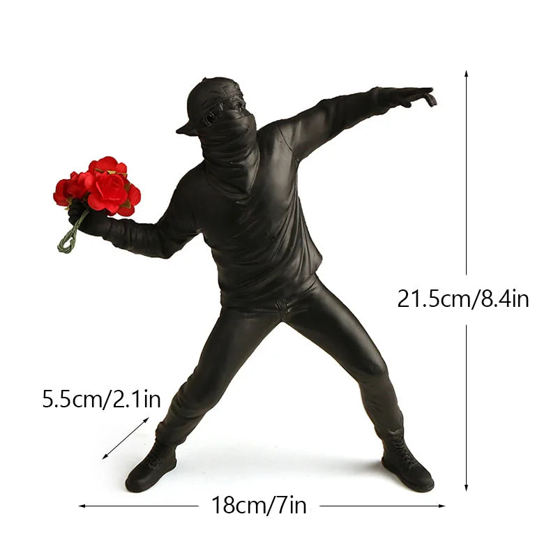Sculpture Collection Inspired by Banksy Art