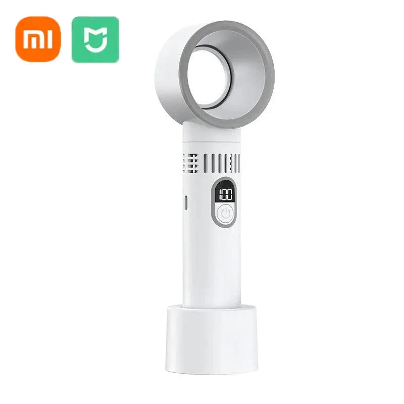 Rechargeable Bladeless Hand Fan with 100 Speed Settings