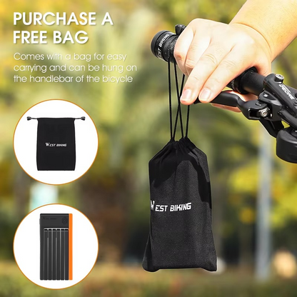 Folding Bike Lock - High Security, Weather Resistant, Compact & Portable