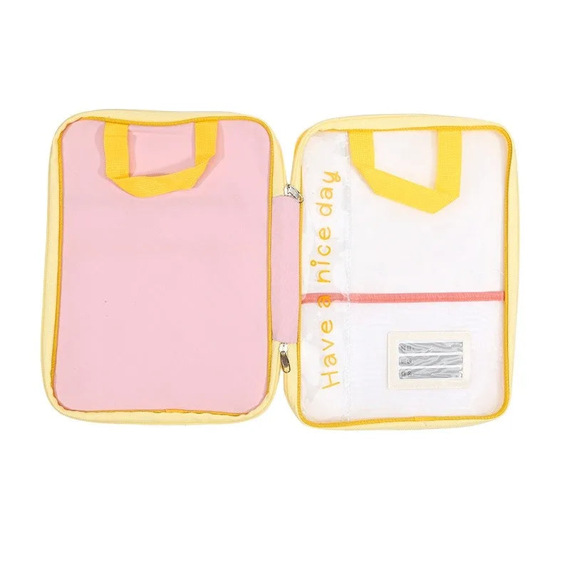 A4 Document Bag | Waterproof & Transparent | Spacious with Carry Handle