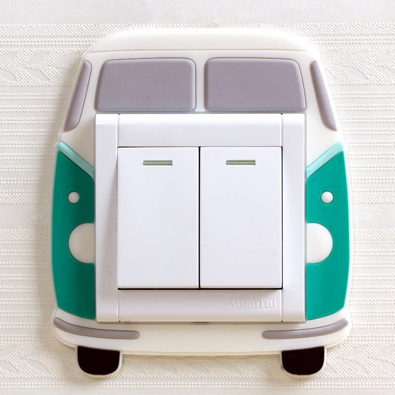 Glow-in-the-Dark Animal-Themed Light Switch Cover