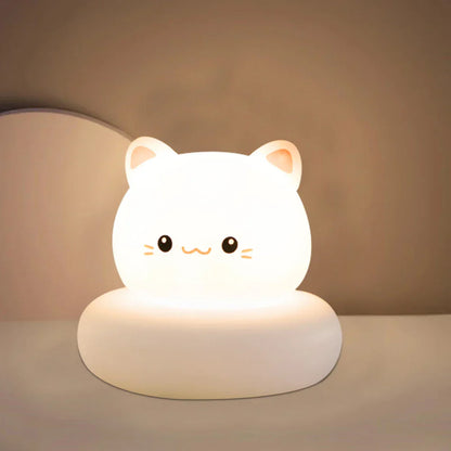 Rechargeable LED Night Light – Dimmable, Portable for Nursery & Feeding, Warm White