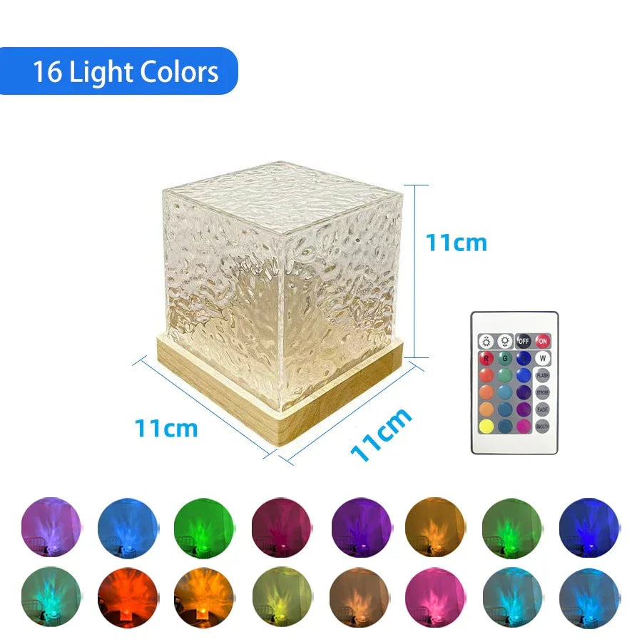 Glow Lamp with Aurora Effect
