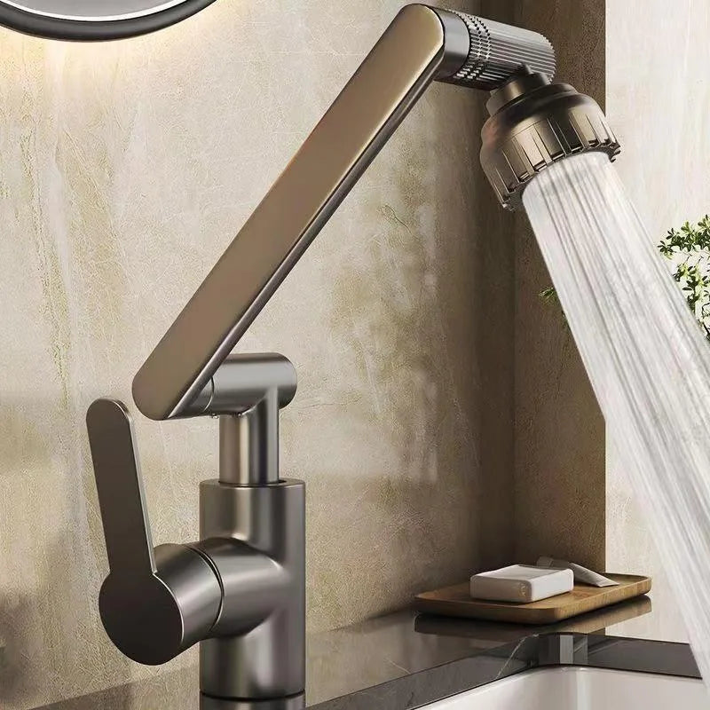 360-Degree Universal Washbasin Faucet in AquaFlex Design