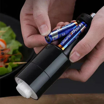 Adjustable Wireless Spice Grinder with LED Light - Stainless Steel Design