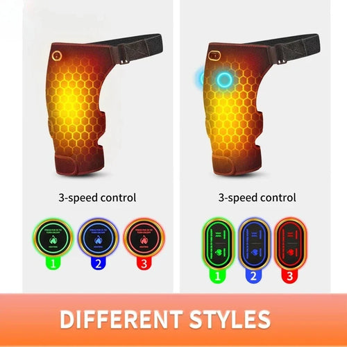 Cordless Hip Support Brace – Heat and Vibration Massager for Comfort