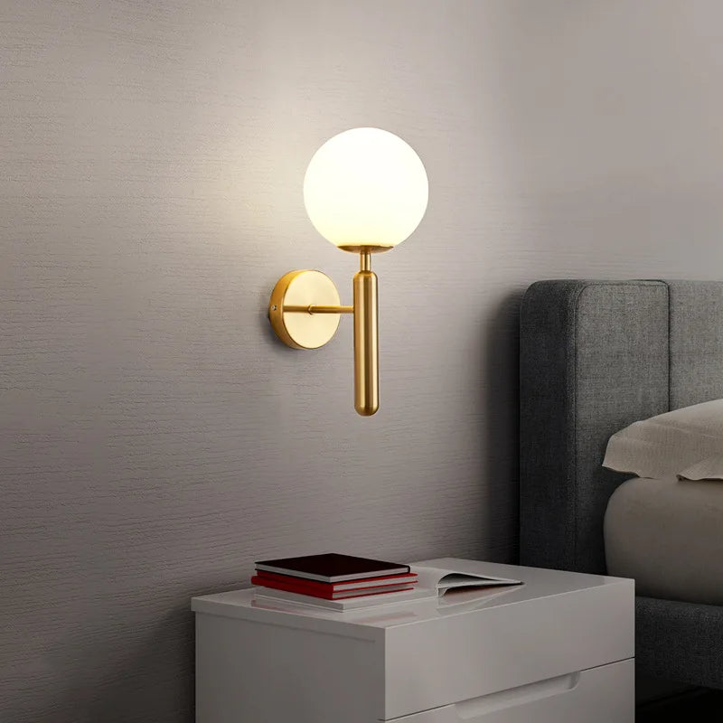 LED Wall Light in Modern Round Design