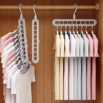 Space-Saving 360° Rotating Hangers - Set of 4