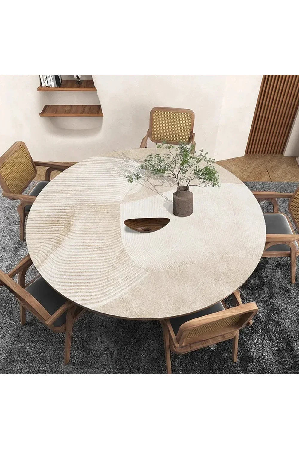 Round Table Cover for Dining - Circular Tablecloth