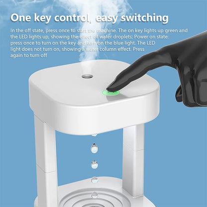 Waterfall Air Humidifier with Anti-Gravity Technology