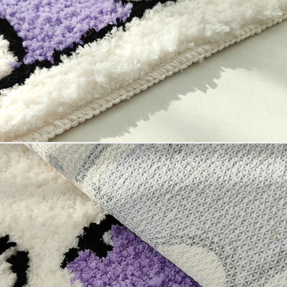 Rabbit-Themed Area Rug in Taalita Design