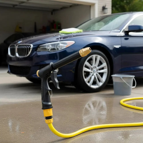 Adjustable High Pressure Spray Nozzle for Cleaning Cars and Gardens