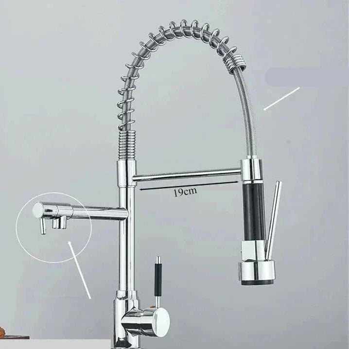 Kitchen Faucet with 360° Swivel Spout