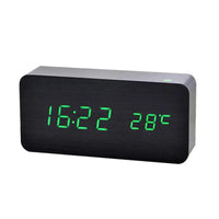 Black with green LED