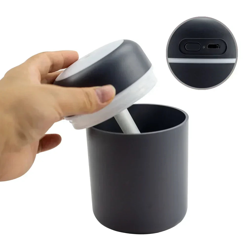 Color-Changing LED Humidifier for Office and Bedroom, 300ml Tank, Two Mist Modes, Auto Shut-Off