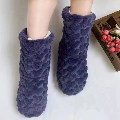 Unisex Winter House Socks | Cozy Fleece-Lined & Non-Slip | Plush Teddy Lining | Christmas & Sleep Socks