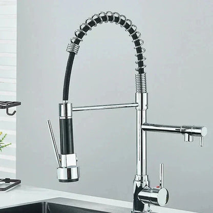 Kitchen Faucet with 360° Swivel Spout