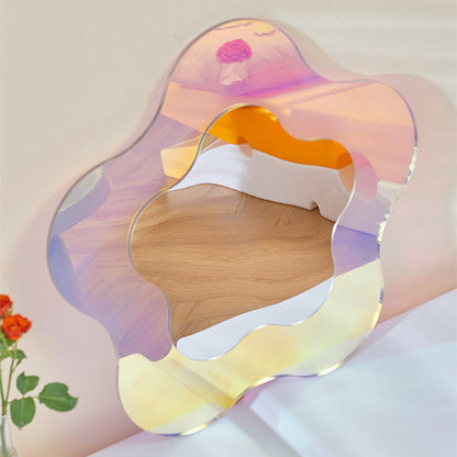 Charming Floral Acrylic Reflector for Home Decor