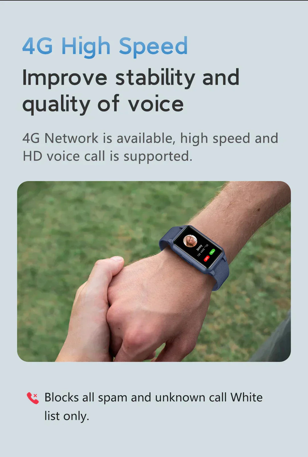 Fall Detection GPS Smartwatch for Seniors – Safety Monitoring Device
