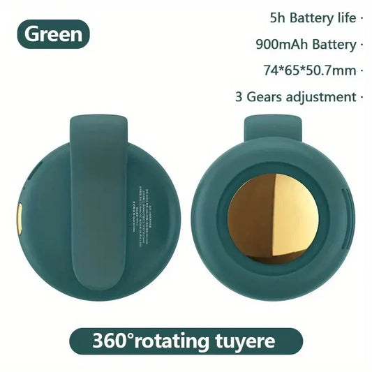 Portable 360° Rotating Mini Fan - Stylish for Kids and Travel