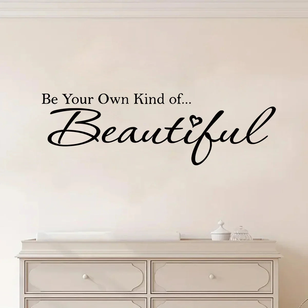 Inspirational Quote Wall Decal – Removable Peel and Stick Art for Home