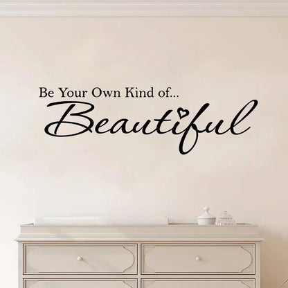 Inspirational Quote Wall Decal – Removable Peel and Stick Art for Home