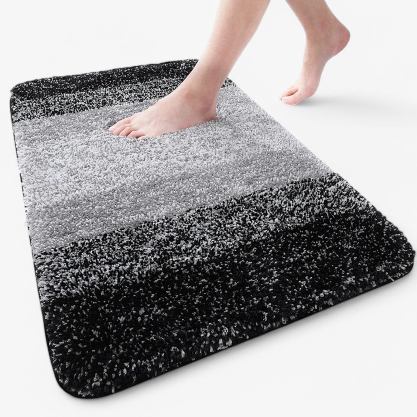 Soft Microfiber Bath Mat with Non-Slip Design for All Bathrooms