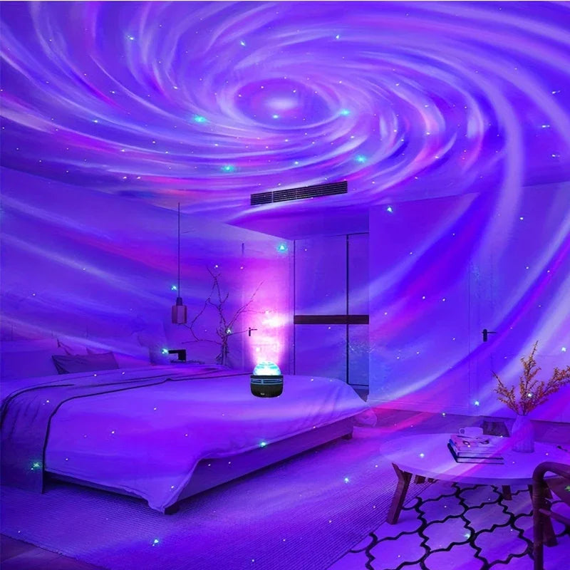 Northern Light Projector with Music Sync and Remote Control for RGB Mood Lighting