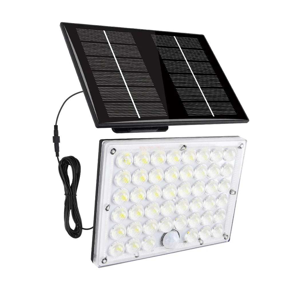 Solar Flood Light with 184 LEDs | Waterproof IP65 | Motion Sensor | Ideal for Garden and Patio