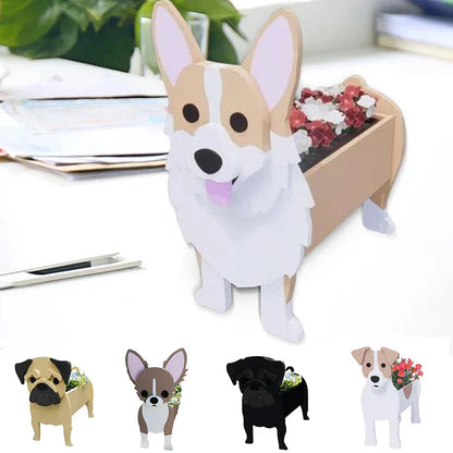 Dog Breed Flower Pot - Pawsome Plant Container for Pets