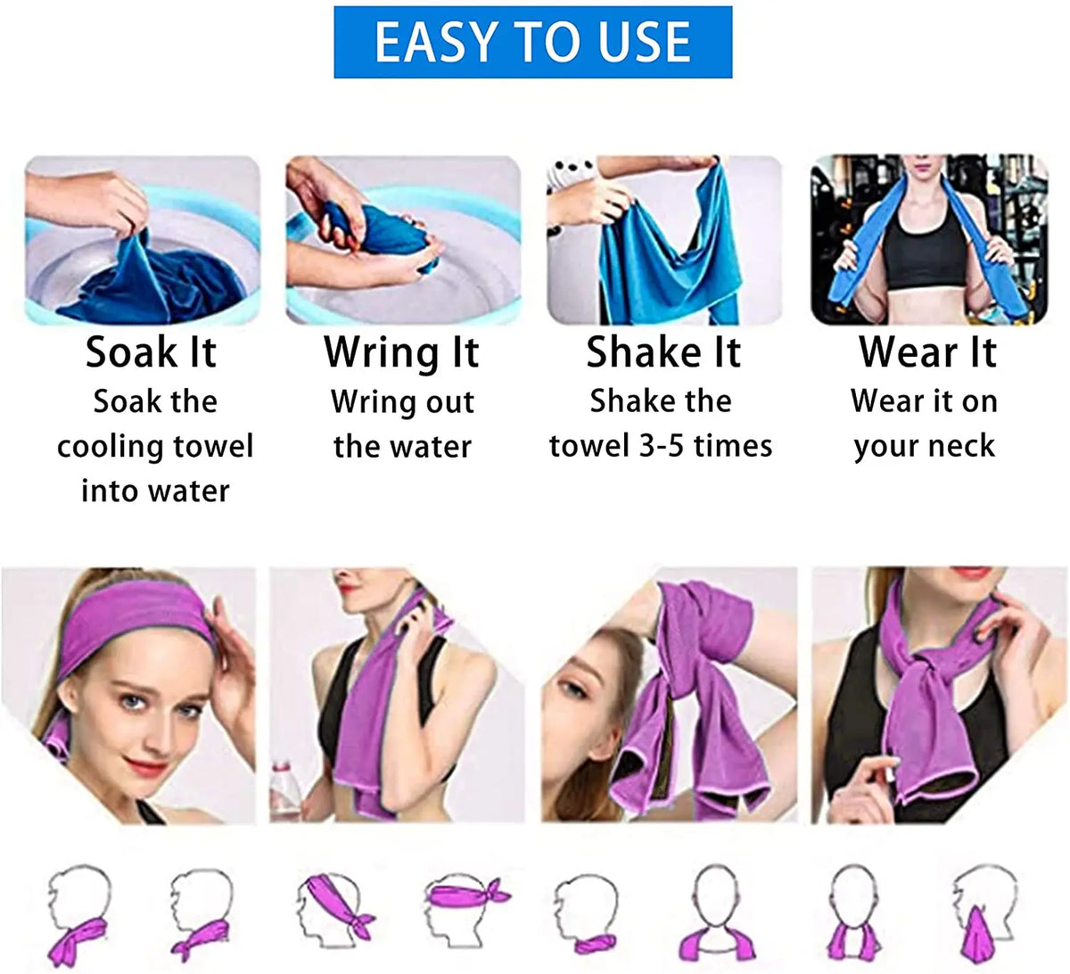 ChillMate Fitness Towel with Fun Dot Design for Active Lifestyles