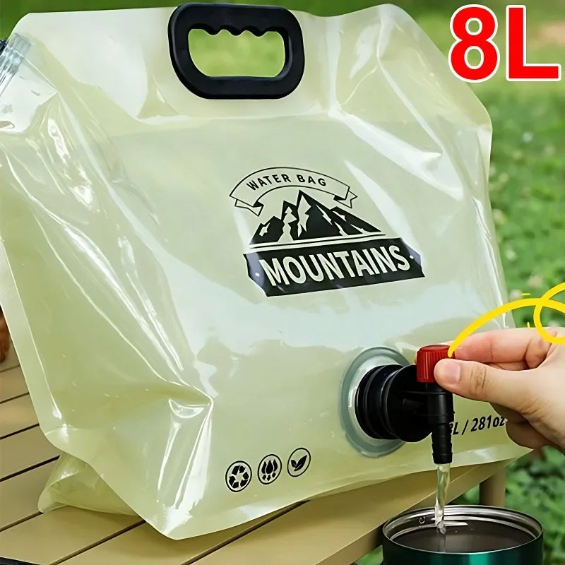 Collapsible Water Carrier Bag with Spout | Compact Design for Outdoor Use