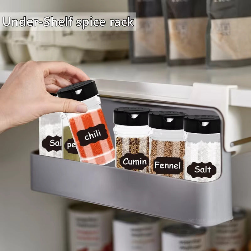 Self-Adhesive Spice Holder – Modern Kitchen Storage Solution