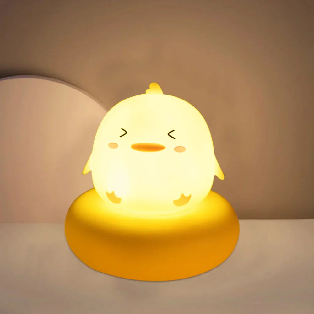 Rechargeable LED Night Light – Dimmable, Portable for Nursery & Feeding, Warm White