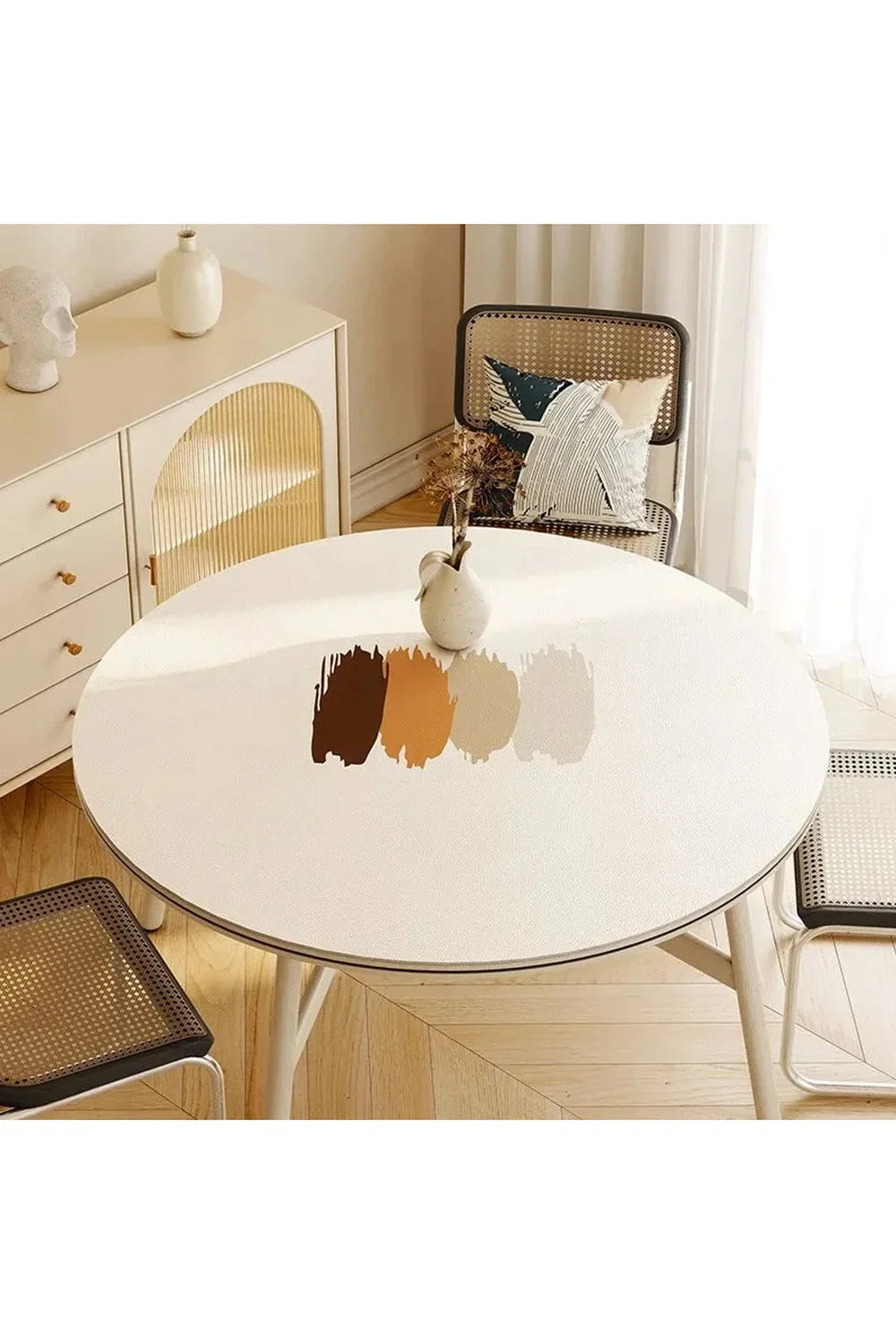 Round Table Cover for Dining - Circular Tablecloth