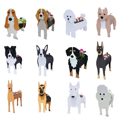 Dog Breed Flower Pot - Pawsome Plant Container for Pets