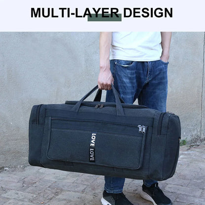 XL Waterproof Travel Duffel Bag for Men – Durable with Ample Storage for Gym & Adventures