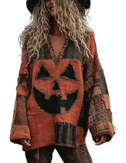 Cozy Halloween Mischief Hoodie – Fun Pumpkin & Ghost Design for Fall Gatherings