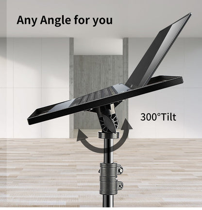 Portable Laptop Stand with Adjustable Height, Removable Wheels, and Dual Trays