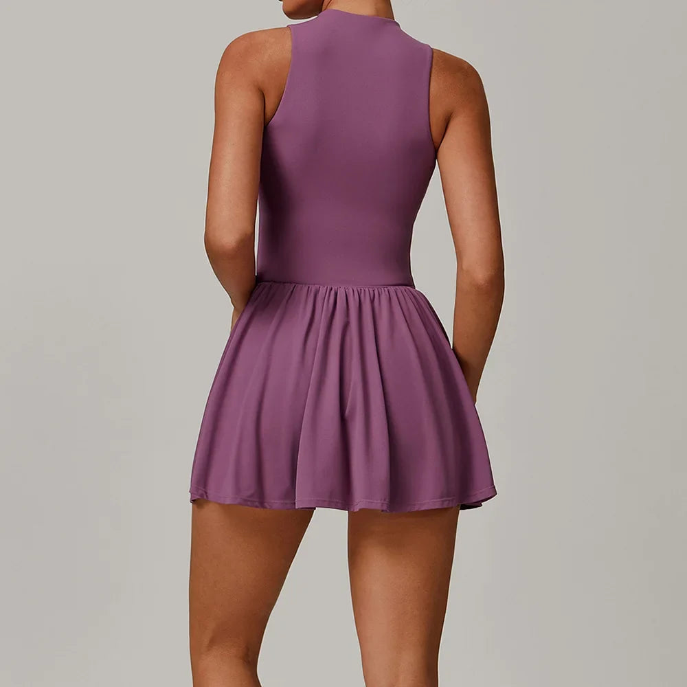 Seamless One-Piece Bodysuit for Women | Quick-Dry Stretch Yoga Jumpsuit