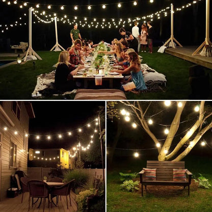 30ft Solar Fairy Lights for Garden and Patio Decoration