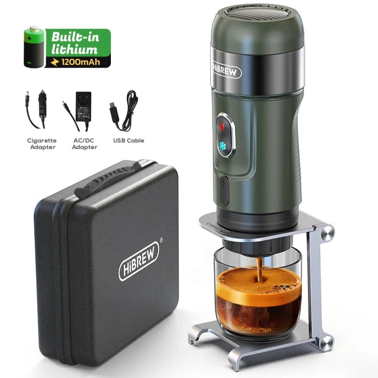Wireless 15-Bar Coffee Maker – Portable Espresso Machine for Nespresso, Dolce Gusto & Ground Coffee – Brew Hot or Cold Anywhere
